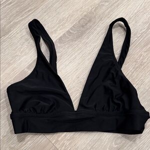 Aerie Triangle Black Bikini top